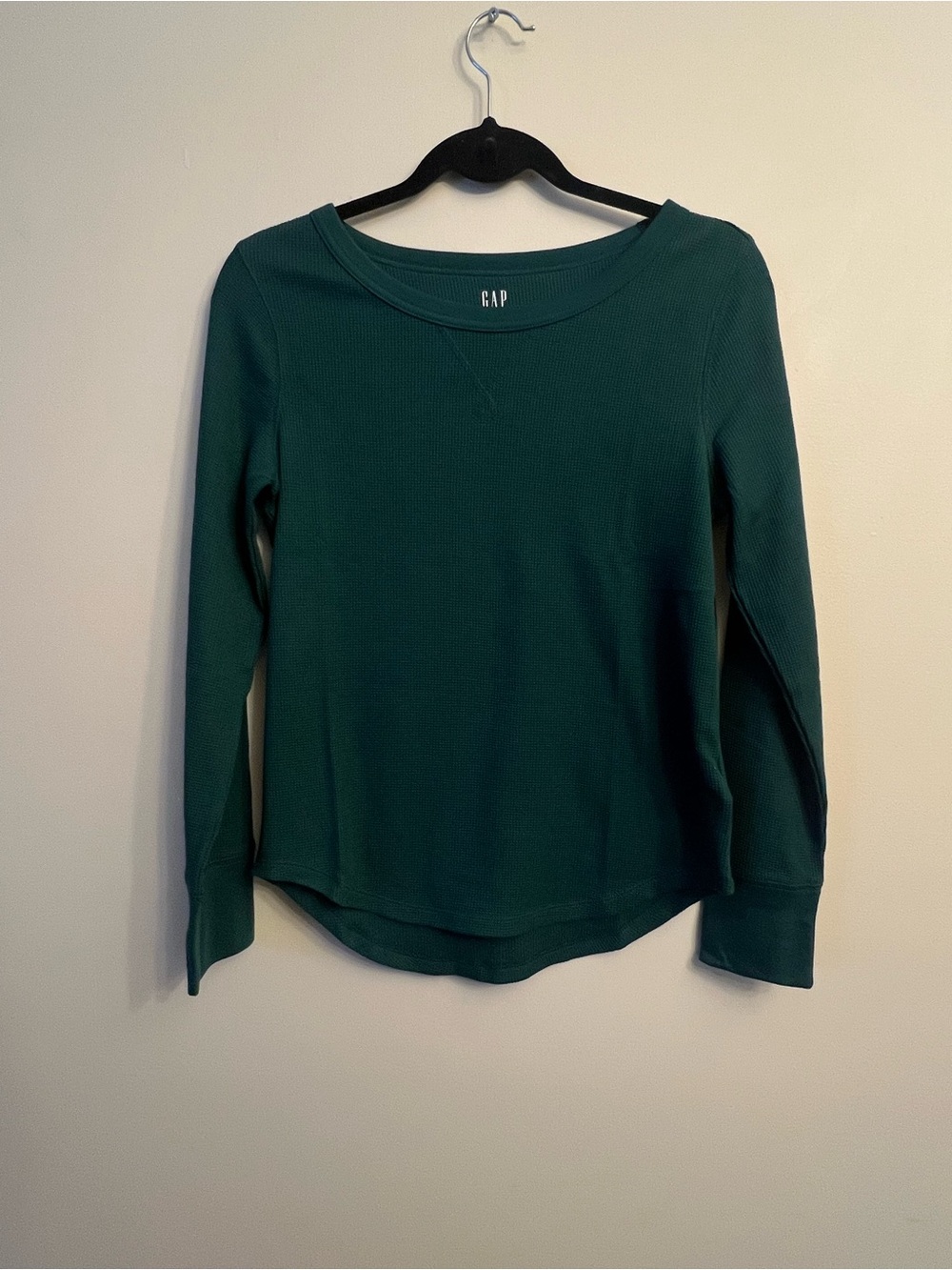 GAP Women's Forest Green Long Sleeve Thermal Top